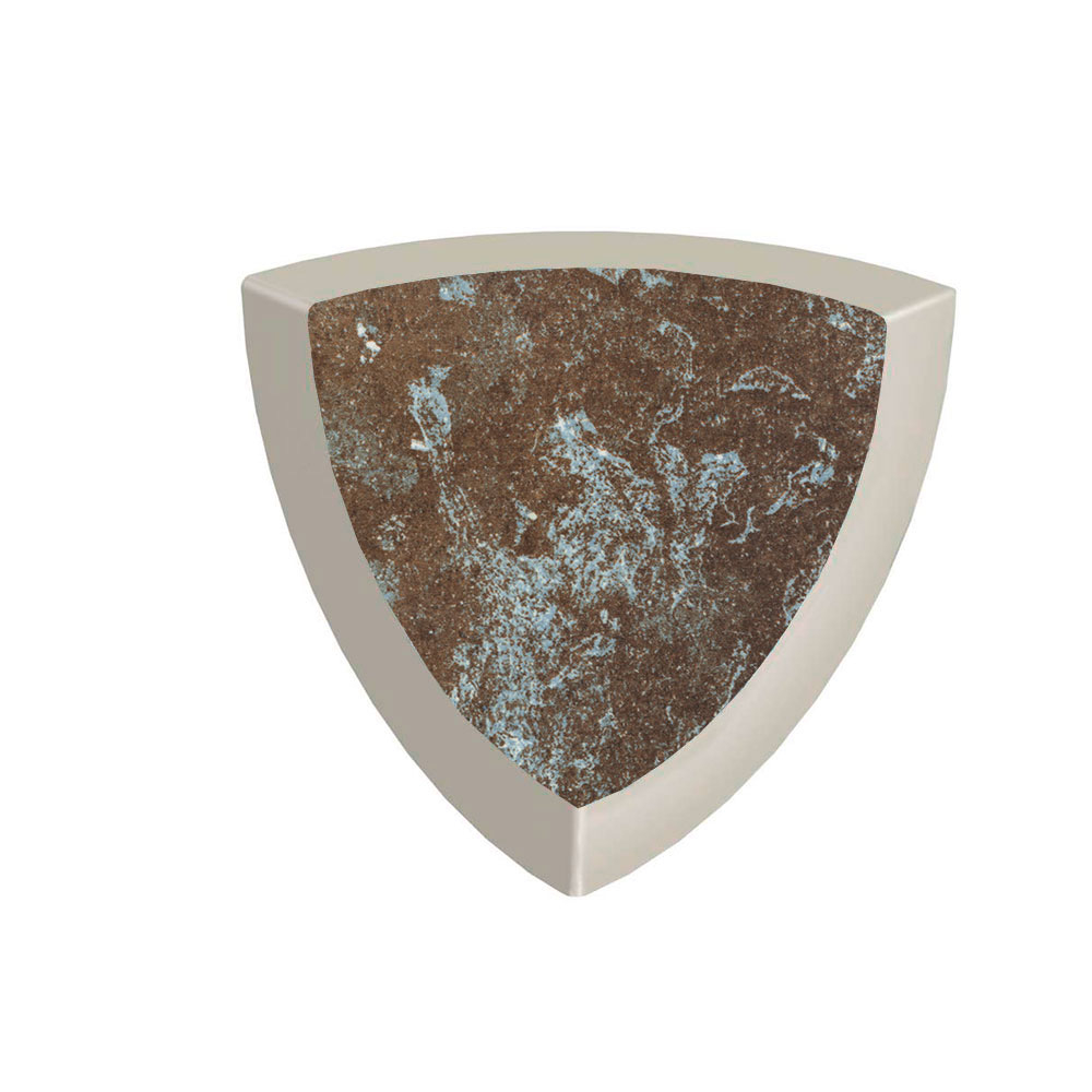 Bassengflis Rund Innvendig Ocean Brun Matt 0x0 cm